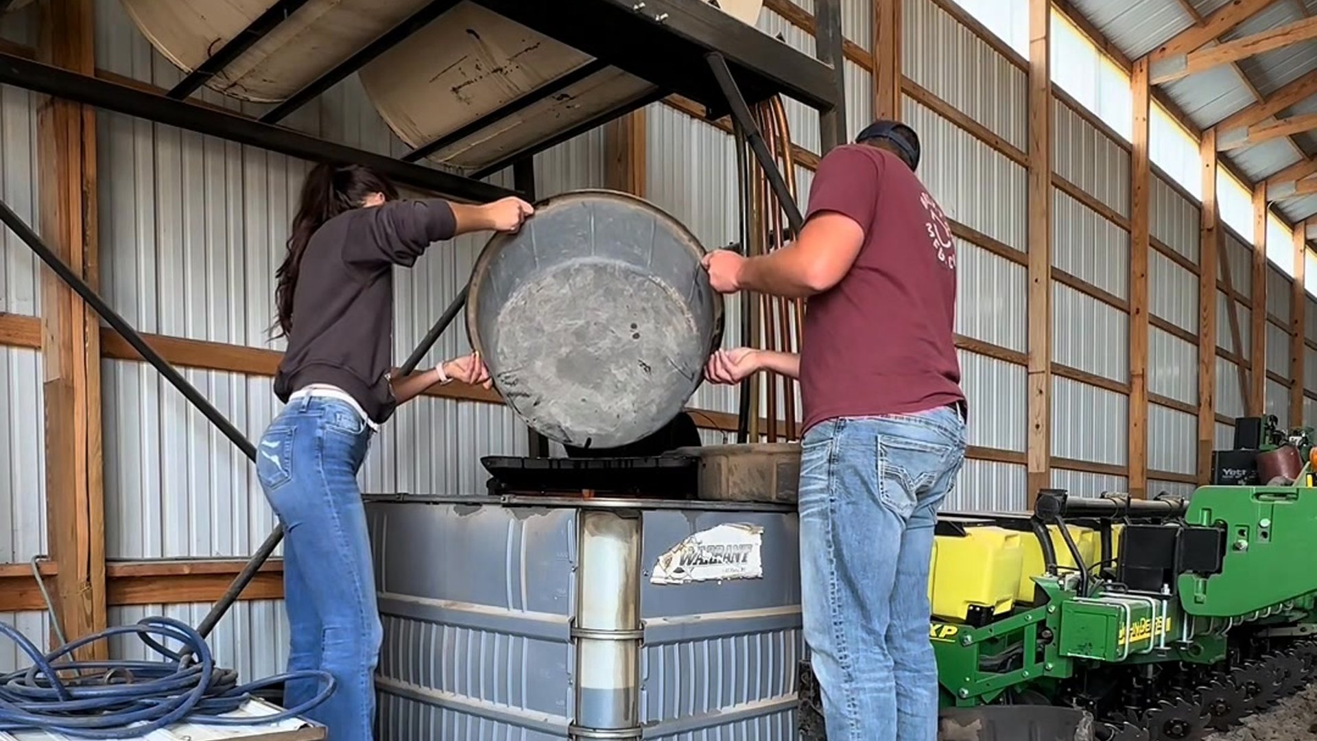Moving a large farm load