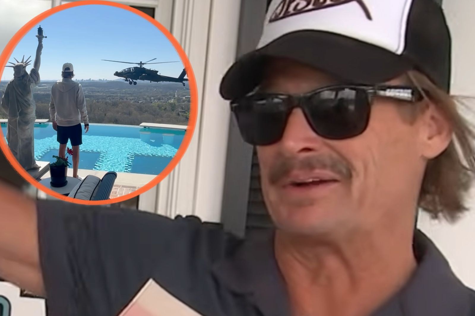 Kid Rock explains what happened during that controversial military flyover