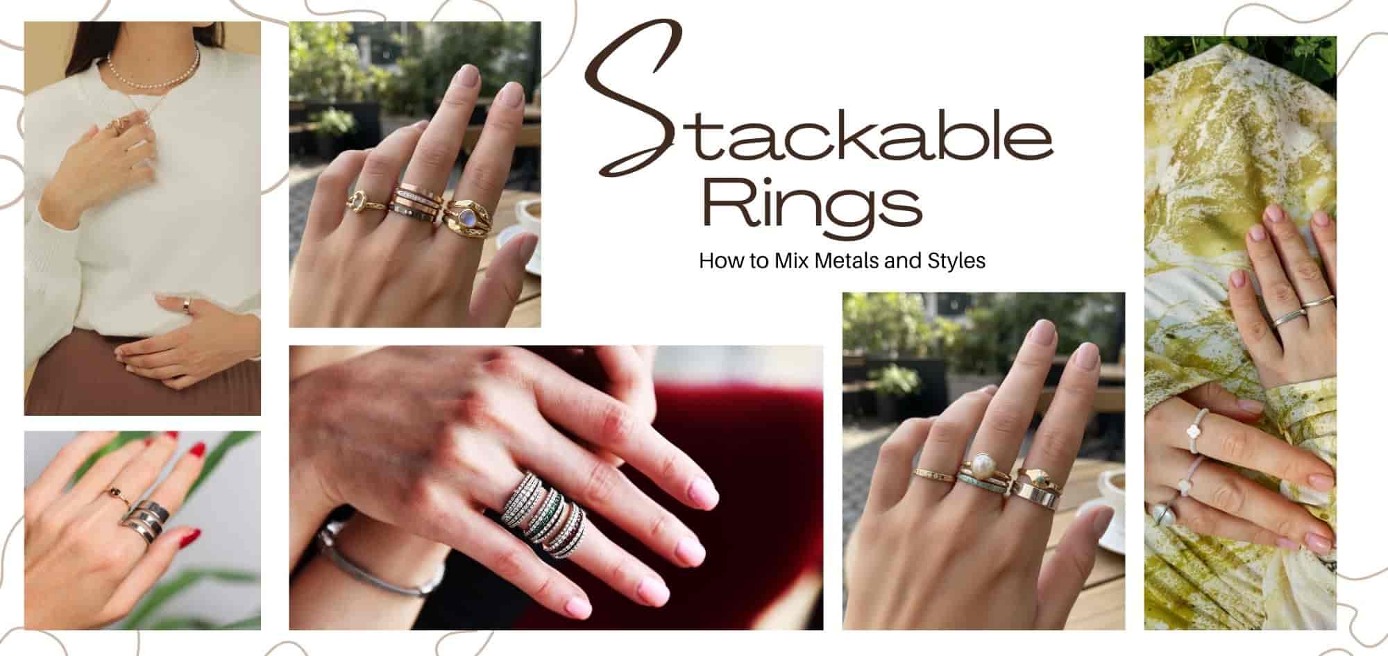 Mastering the mix: A guide to styling stackable rings