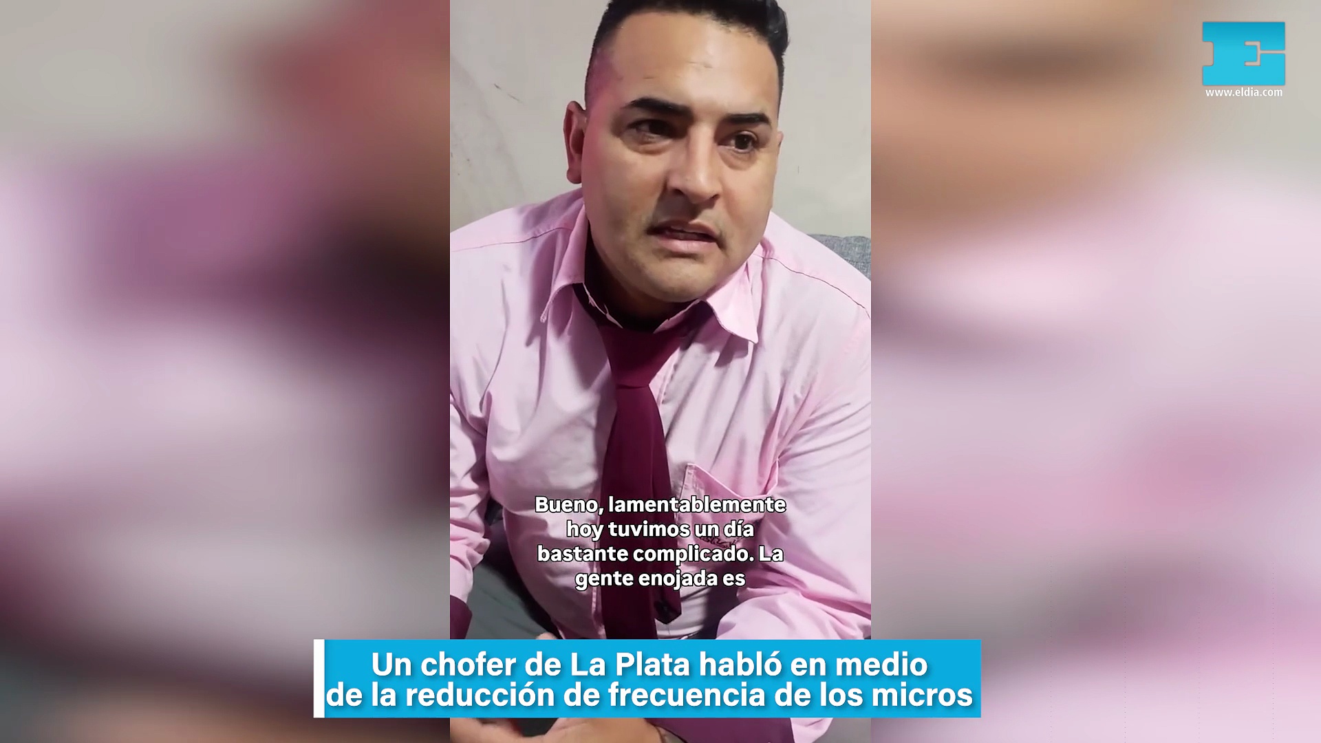 Un chofer de La Plata habló en medio de la reducción de frecuencia de ...