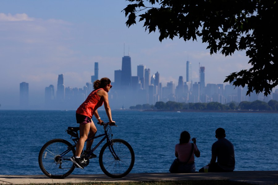 Sunday forecast: Warm and humid, with on-and-off showers and storms, as late summer heat wave moves into Chicagoland