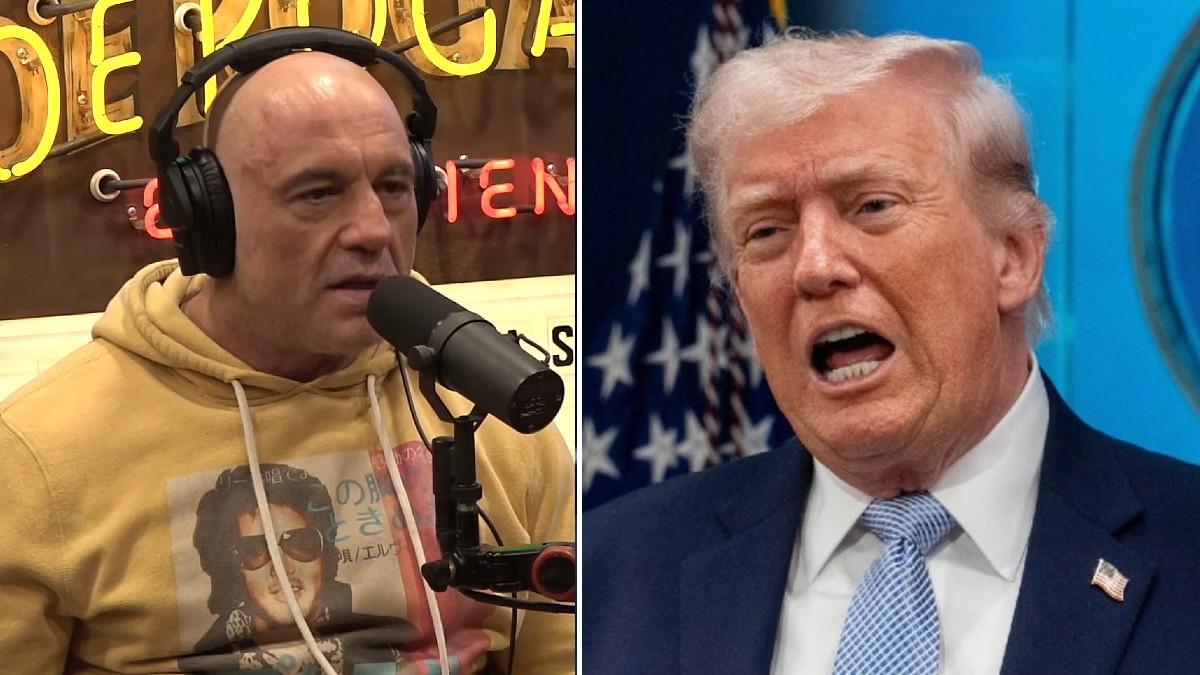 Joe Rogan accuses 'psychotic' Donald Trump of starting Iran war to ...