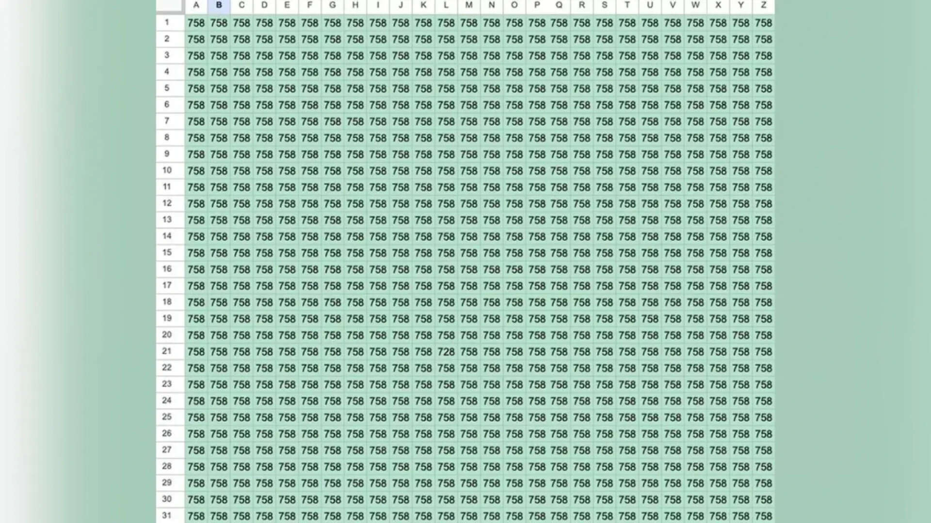 Where is the hidden number '728': Can you find it within the first 20 ...