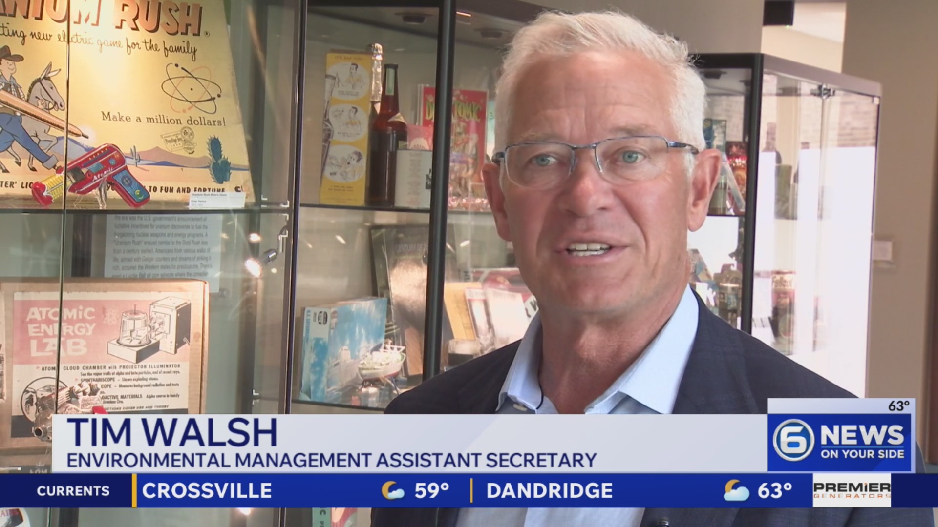 Dept. of Energy official Tim Walsh visits Oak Ridge