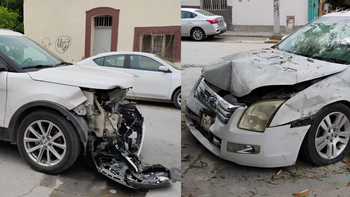 Dos mujeres protagonizan fuerte choque en el centro de Torreón; ambas ...