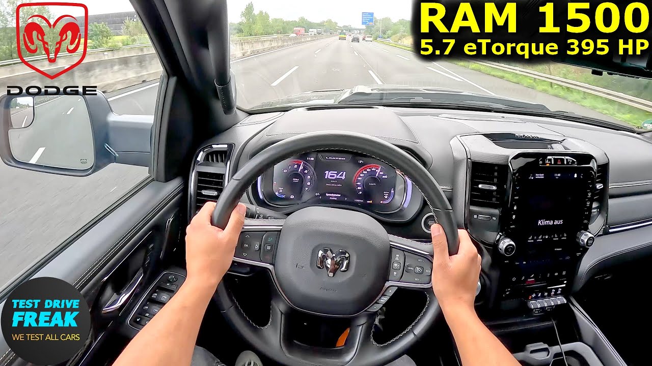 2024 Dodge Ram 1500 eTorque 5.7 HEMI V8 (395 HP) Topspeed POV 🚛 ...