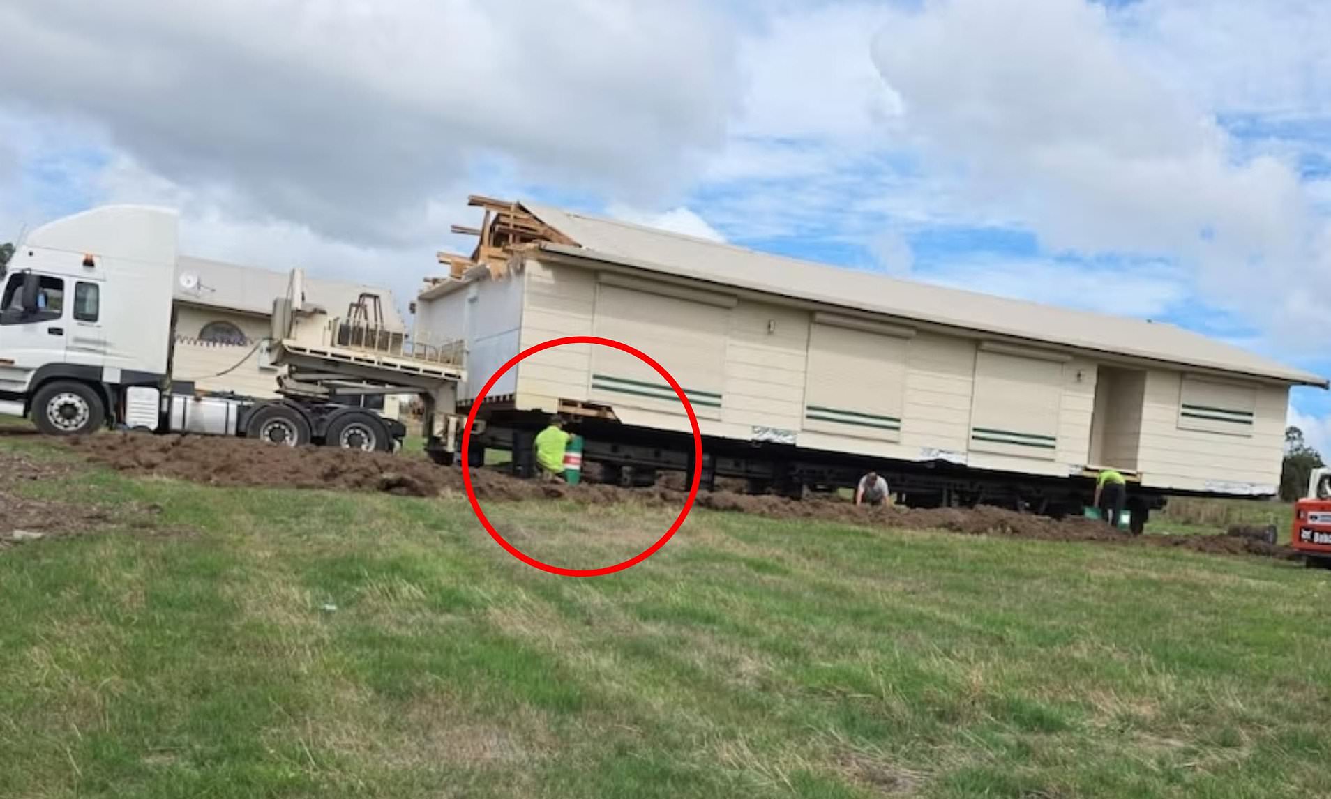 Couple forced to move their entire house after making disturbing ...