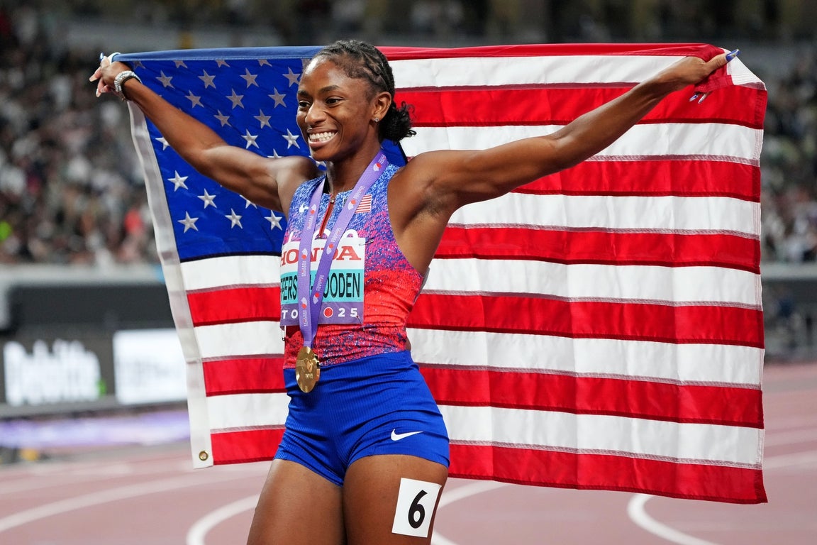 SI Swimsuit rookie Melissa Jefferson-Wooden’s rise as a track star, in ...