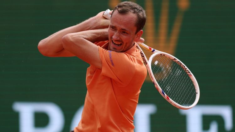 Watch: Daniil Medvedev breaks racket multiple times as he suffers first ...