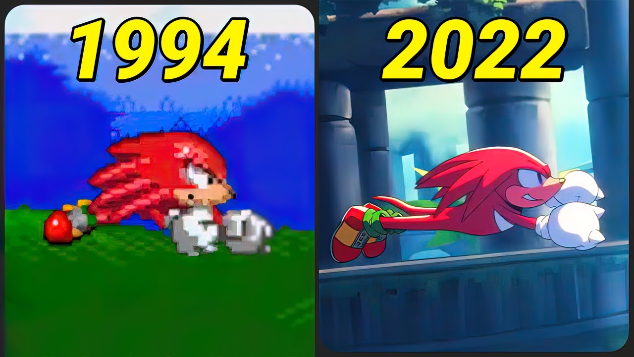 Evolution of Knuckles gliding (1994-2022)