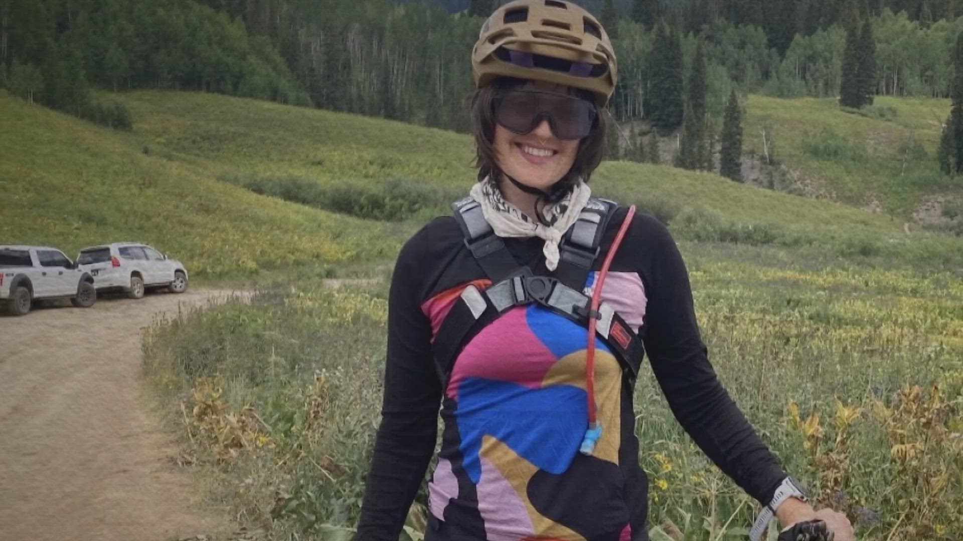 Bicyclist in hospital after getting hit on her way to work