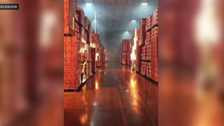 Video appears to show California Kimberly-Clark warehouse fire suspect ...