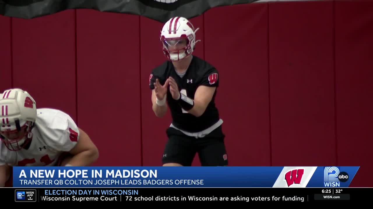 Get to know Wisconsin’s new quarterback, Colton Joseph
