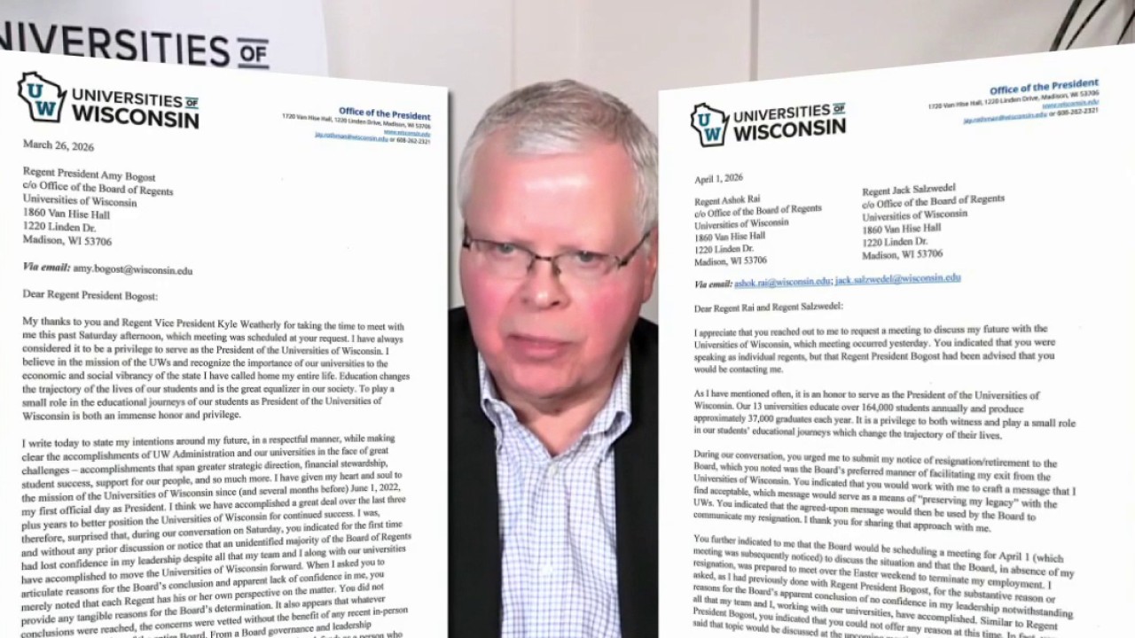 UW System President Jay Rothman fired