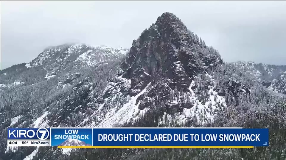 Video: Drought declared due to low snowpack