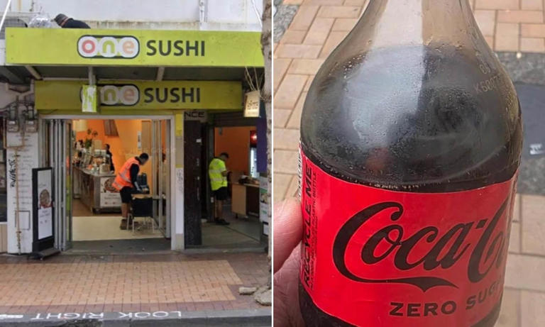 JT thought he was buying a Coca-Cola from a sushi shop but he was given ...