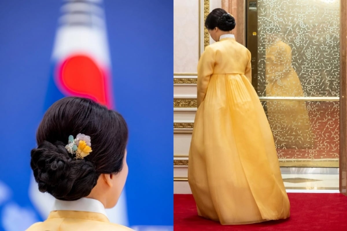 French photographer highlights first lady's hanbok in state visit photos