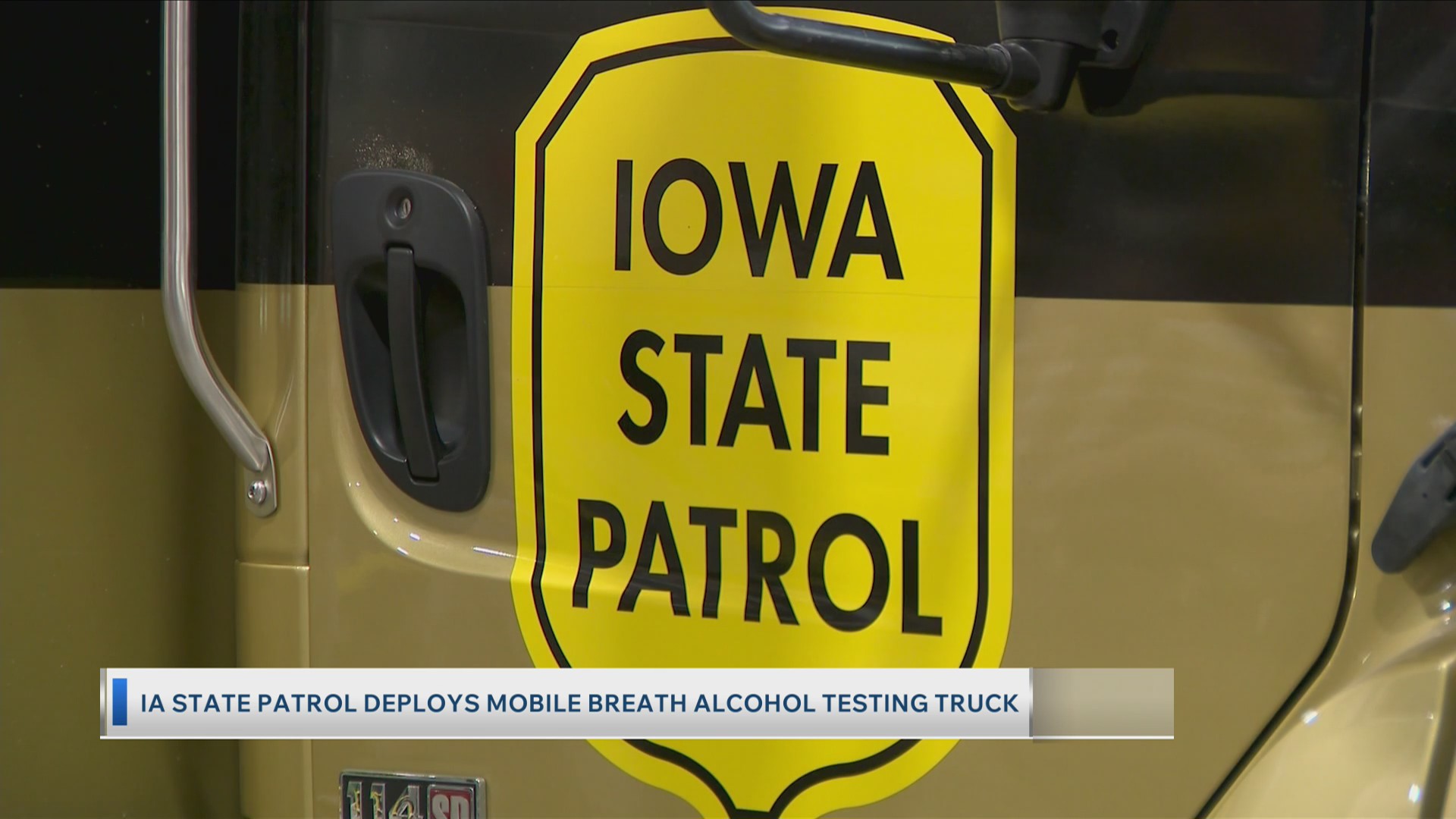 Iowa alcohol testing truck
