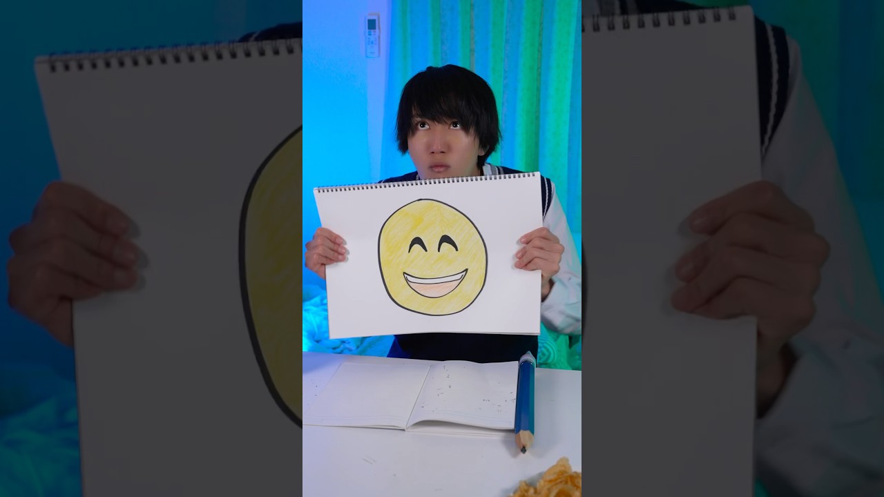 Face change note 📒😂