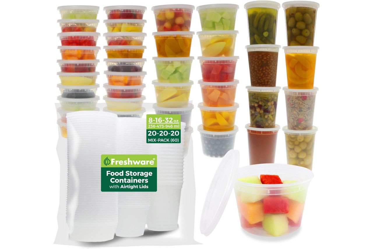 Freshware Food Storage Containers with Lids