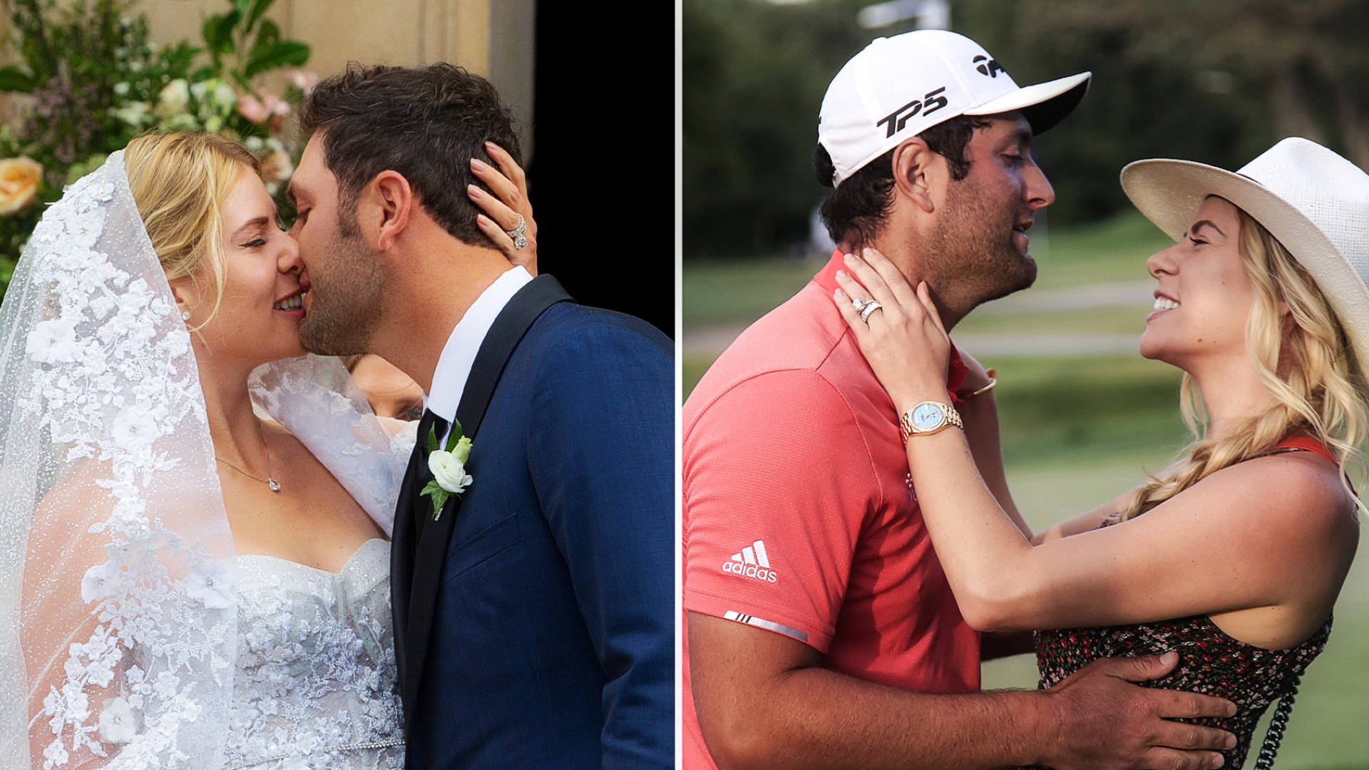 Golfer Jon Rahm's wife Kelley and kids join him at the 2026 Masters