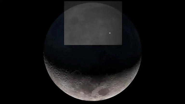 Why human eyes are better at observing the moon than cameras
