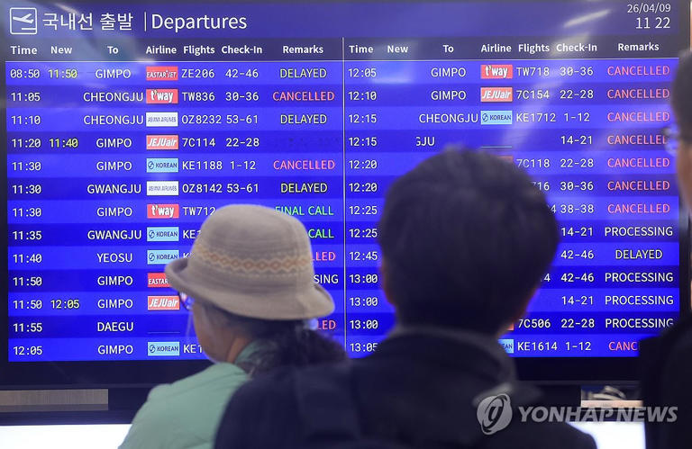 Vuelos cancelados por el mal tiempo