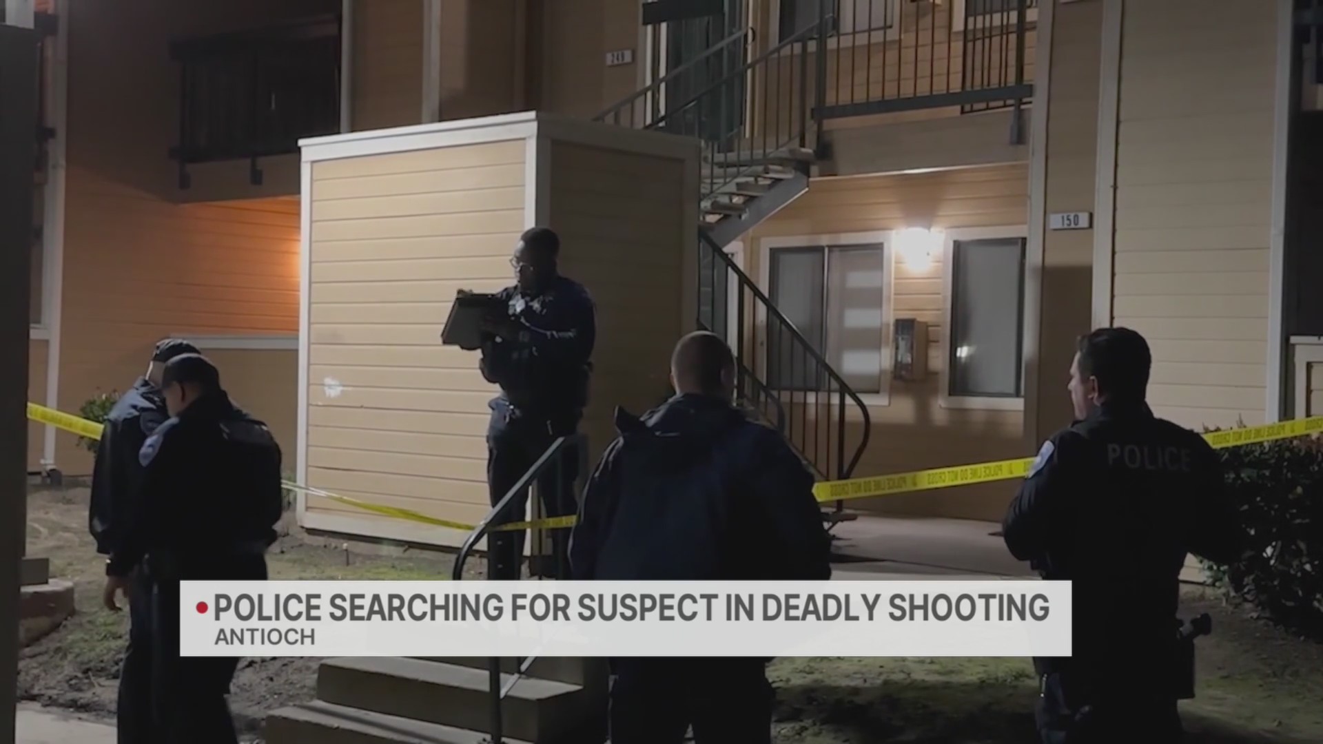 Antioch police searching for suspect in deadly shooting