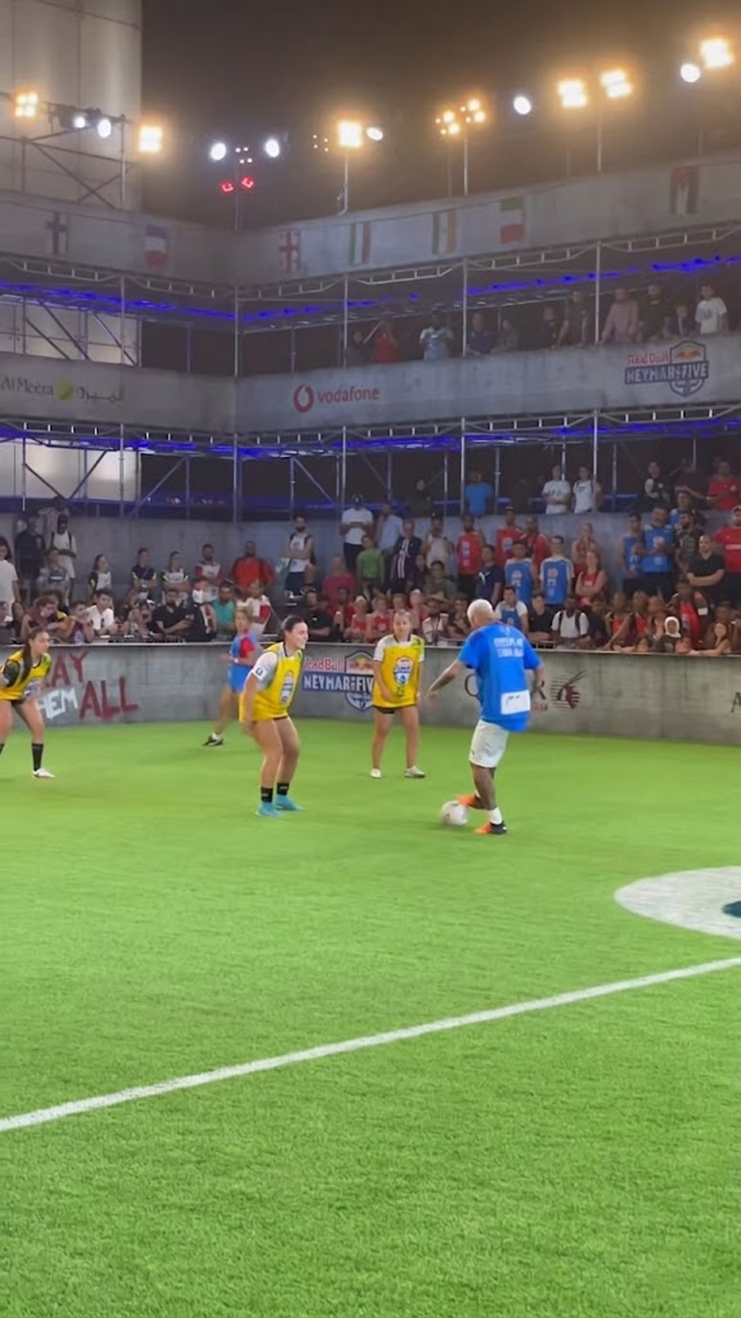 Watching Neymar skill highlights up close
