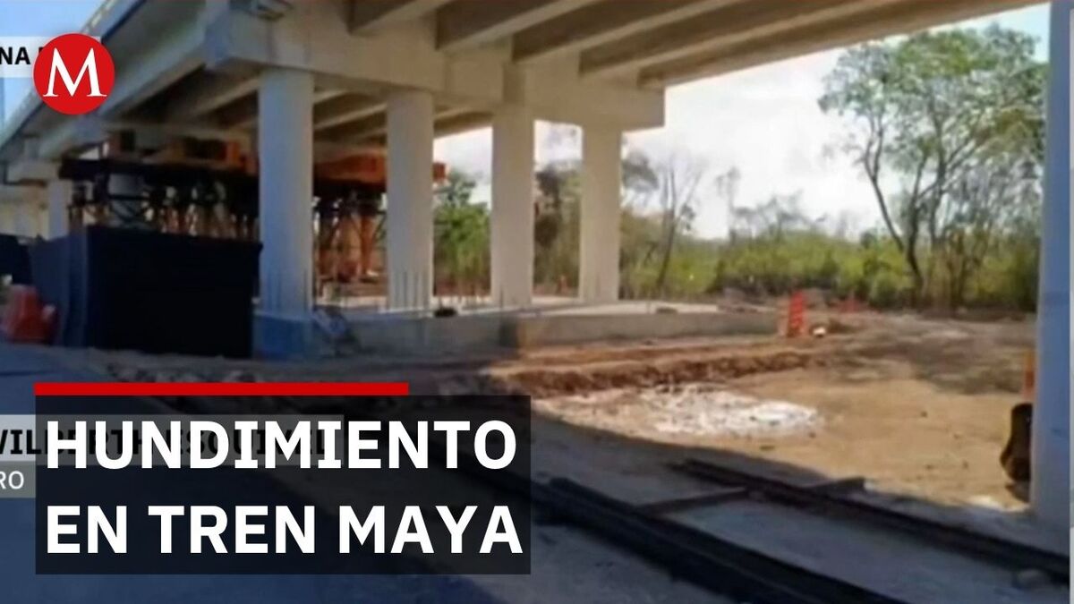 Denuncian hundimiento en tramo 5 del Tren Maya y crece la preocupación