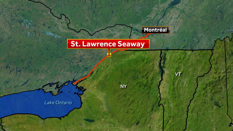 Police search St. Lawrence River for person in distress