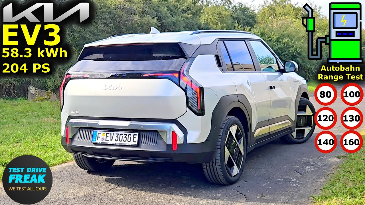 2025 Kia EV3 standard range 58.3 kWh (204 PS) test drive ⚡ electric ...