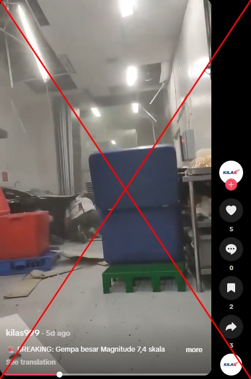 Old Philippine earthquake video falsely shared as recent Indonesia quake<br><br>