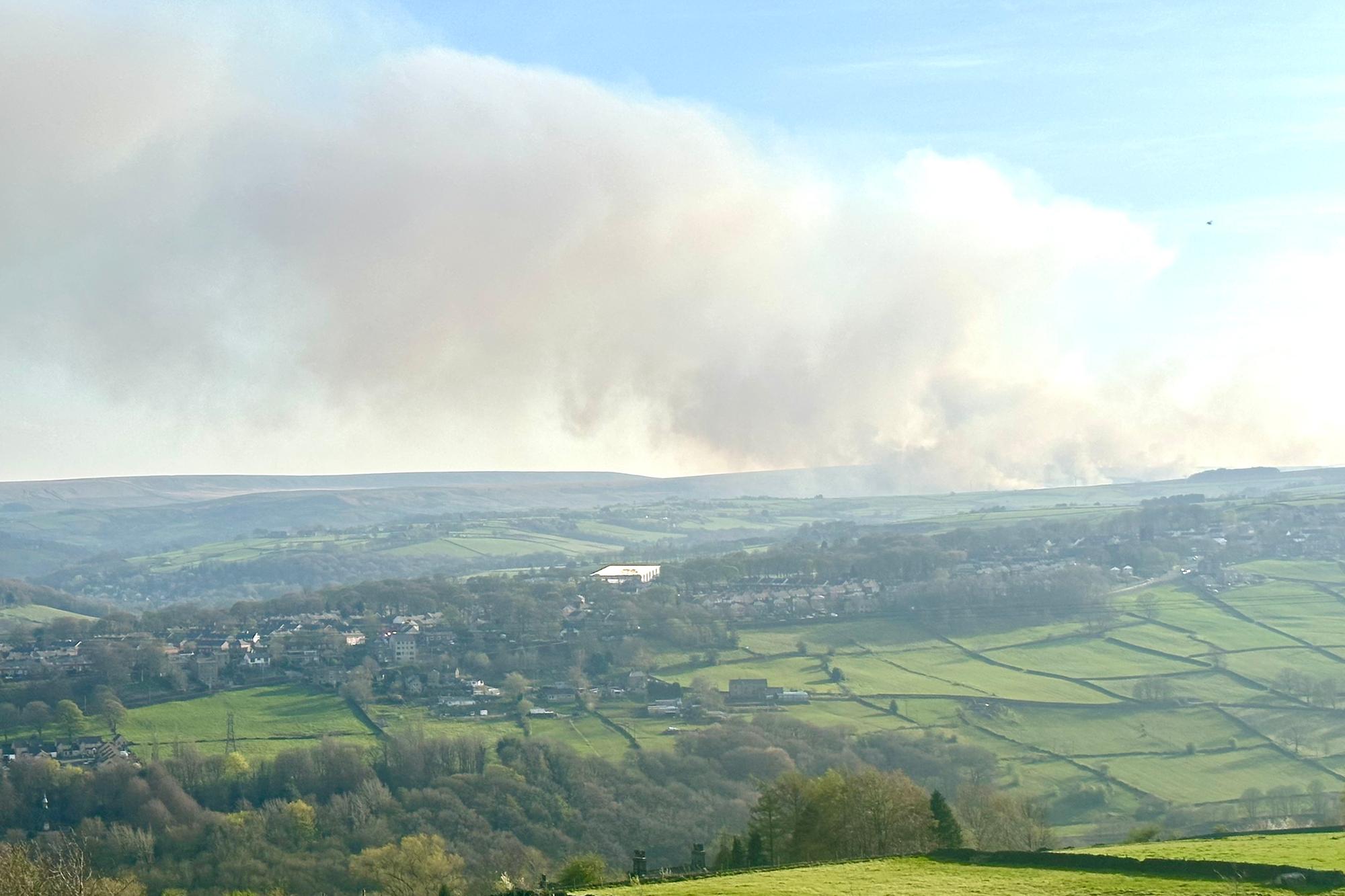 Moor fire update: Firefighters still at Blackstone Edge as blaze has ...