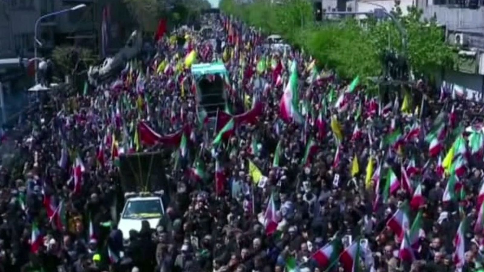 Iranians march to mark 40 days since death of ayatollah