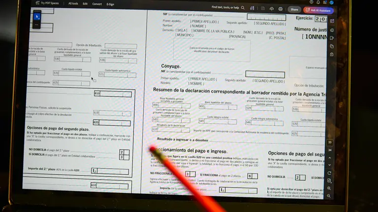 Qué significan las casillas 435 y 460 en la declaración de la renta y ...
