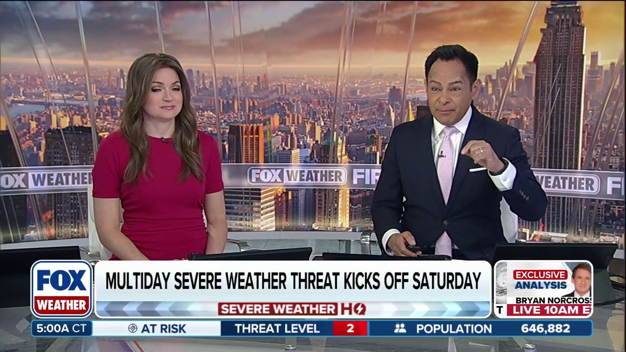 Severe storms threaten millions across Texas, Plains with multi-day ...
