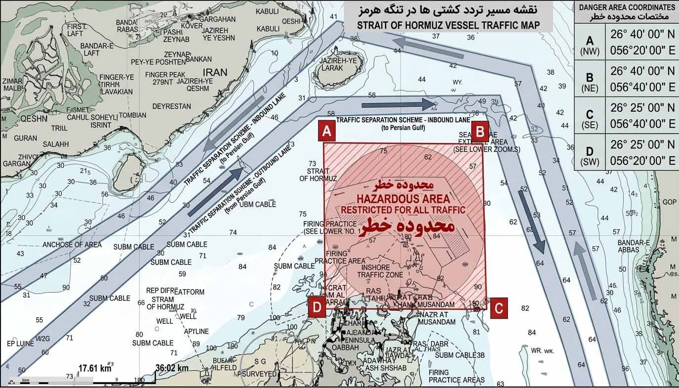 Iran shares map for oil tankers to guide them past sea mines in Strait ...