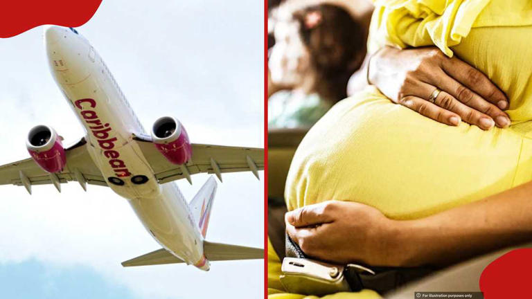 Rare moment as passenger gives birth mid-air on flight to New York