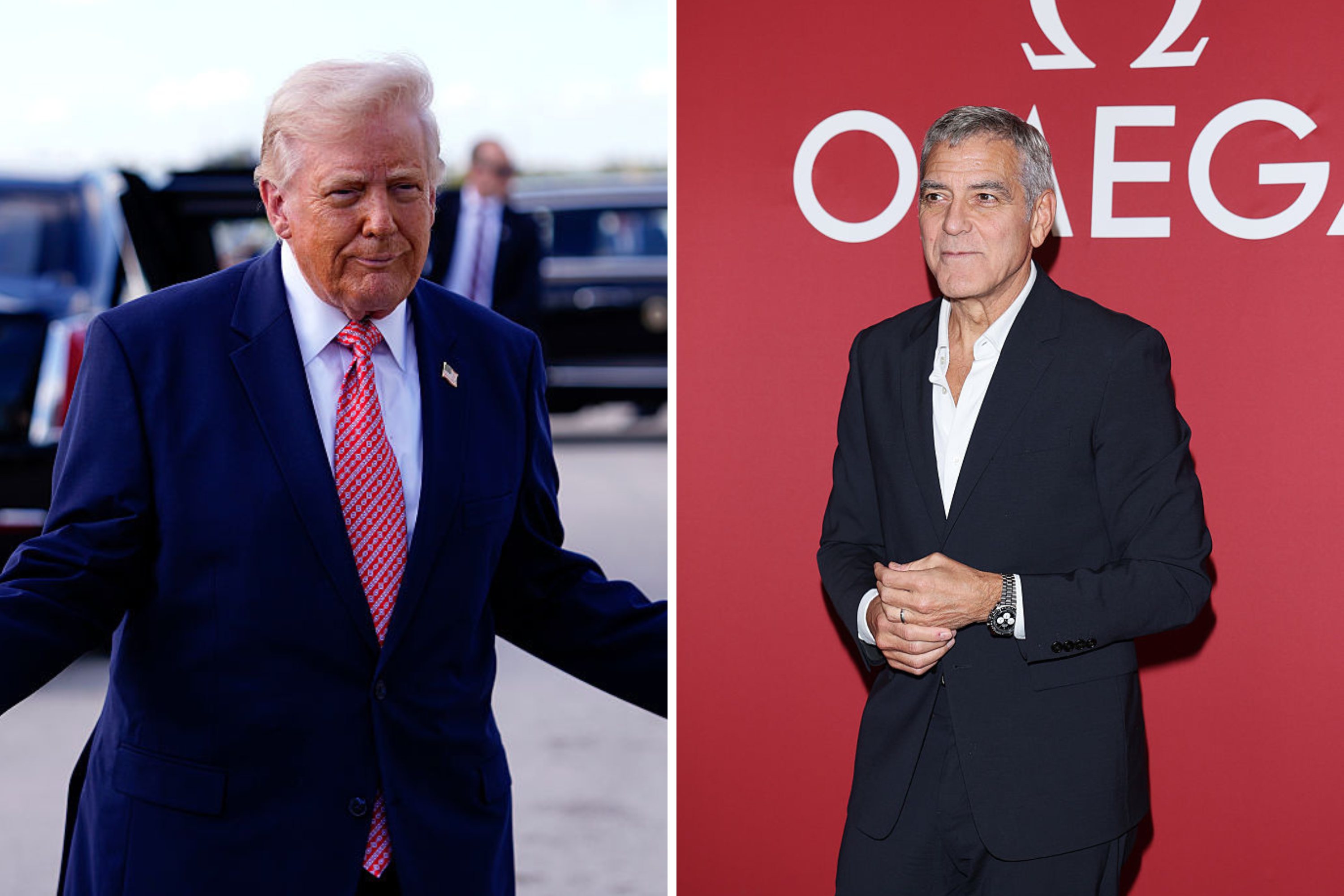 George Clooney has stark reaction to Donald Trump mocking his acting