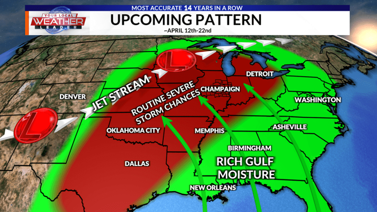 Weather now: A break from storms today, but more by tomorrow evening