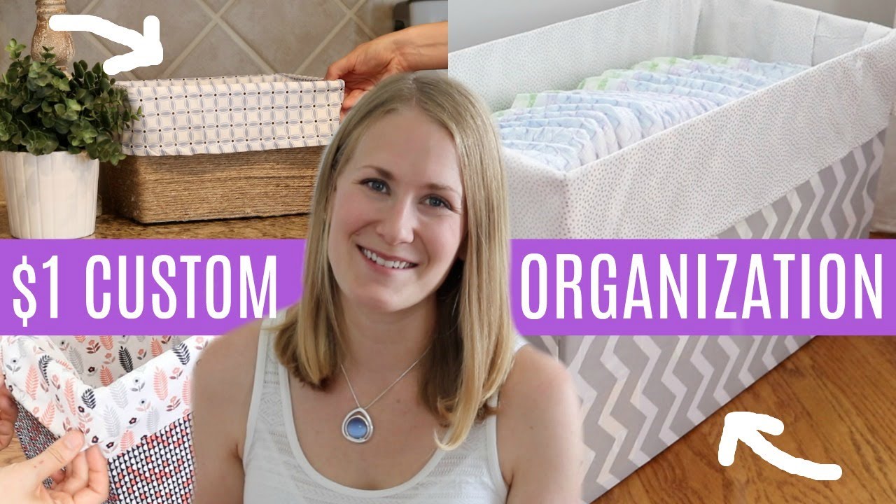 DIY no-sew storage hacks: Easy fabric bins & farmhouse boxes on a budget!