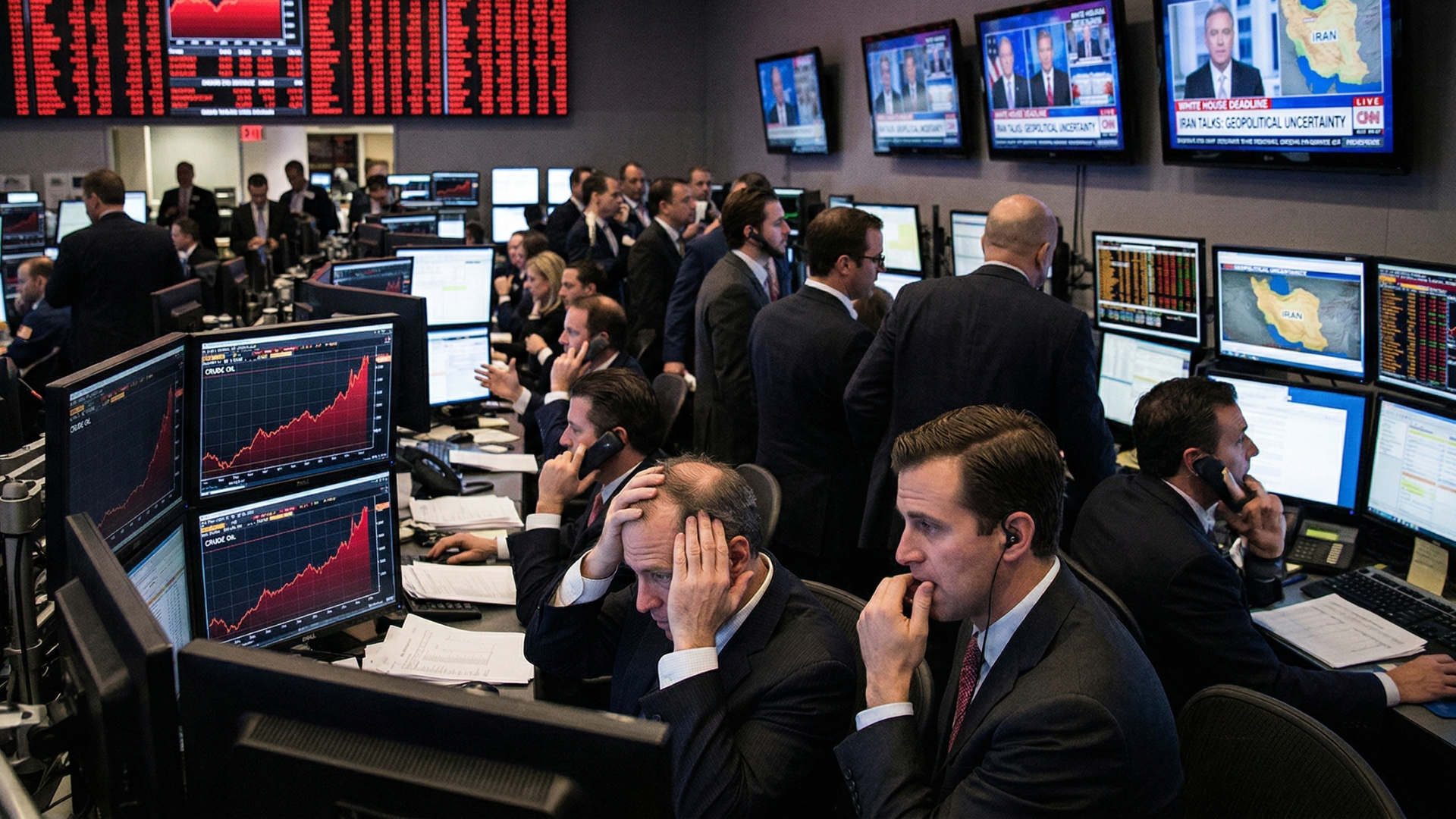 Wall Street wobbles and oil stays above $110 as Trump’s Iran deadline ...