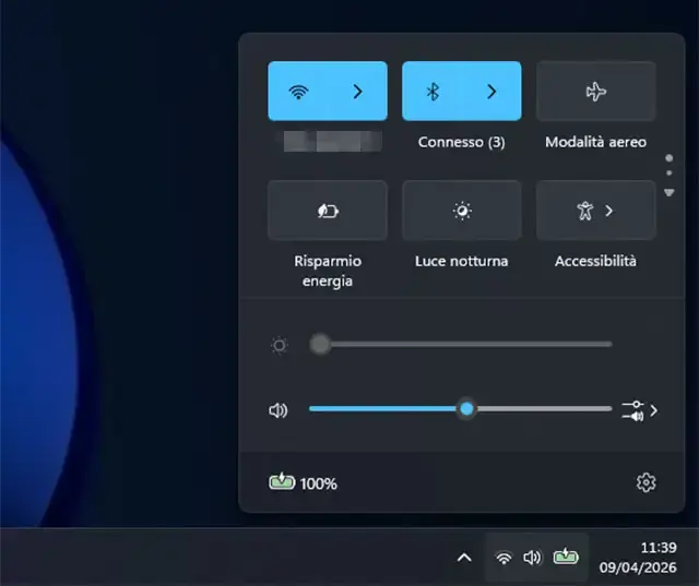 Quick settings e menu contestuali più veloci per Windows 11