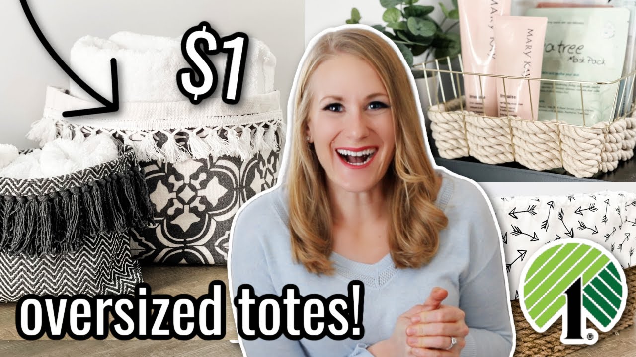 Turn Dollar Tree finds into chic organizers! | Budget-friendly DIY storage