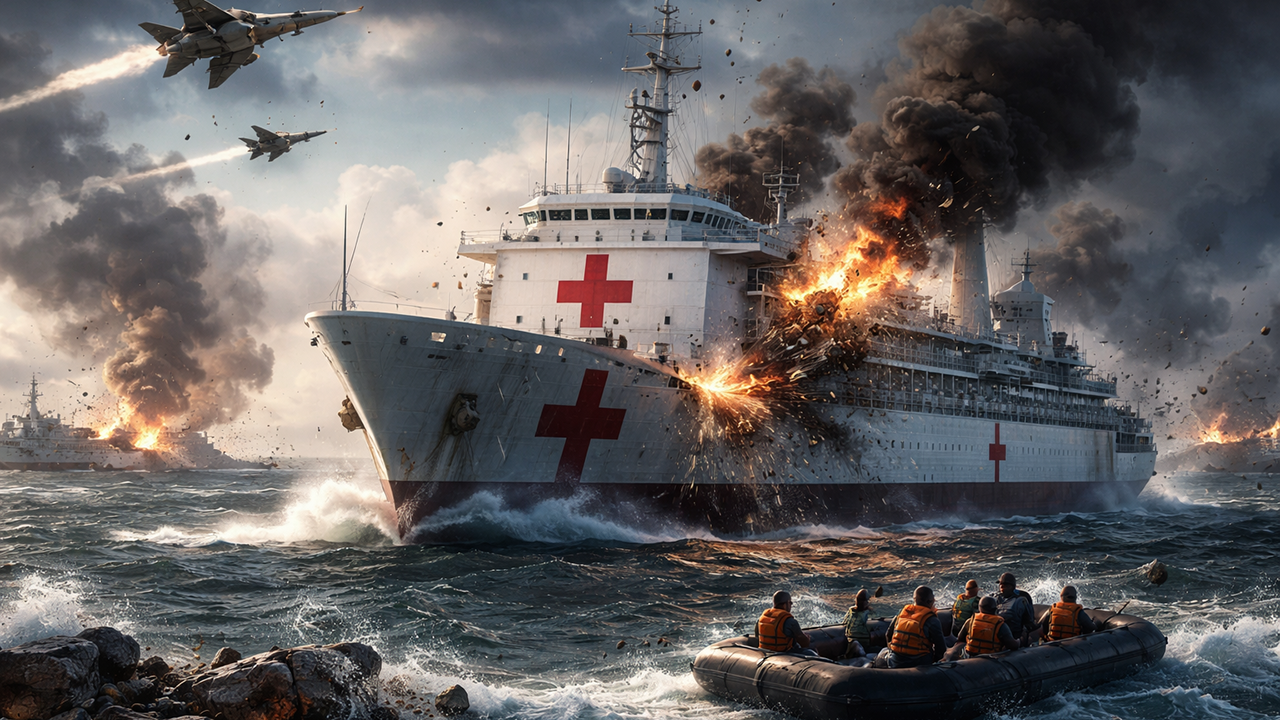 Can hospital ships be attacked?