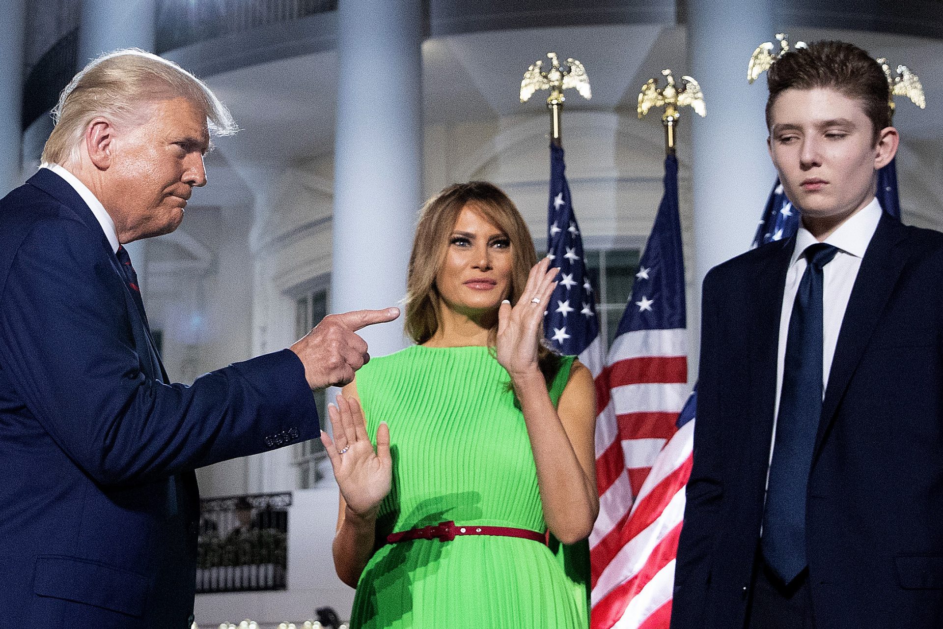 Barron Trump in photos: from then to now