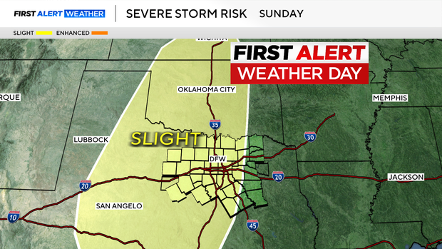 Pleasant weather in North Texas on Thursday before a long stretch of rain