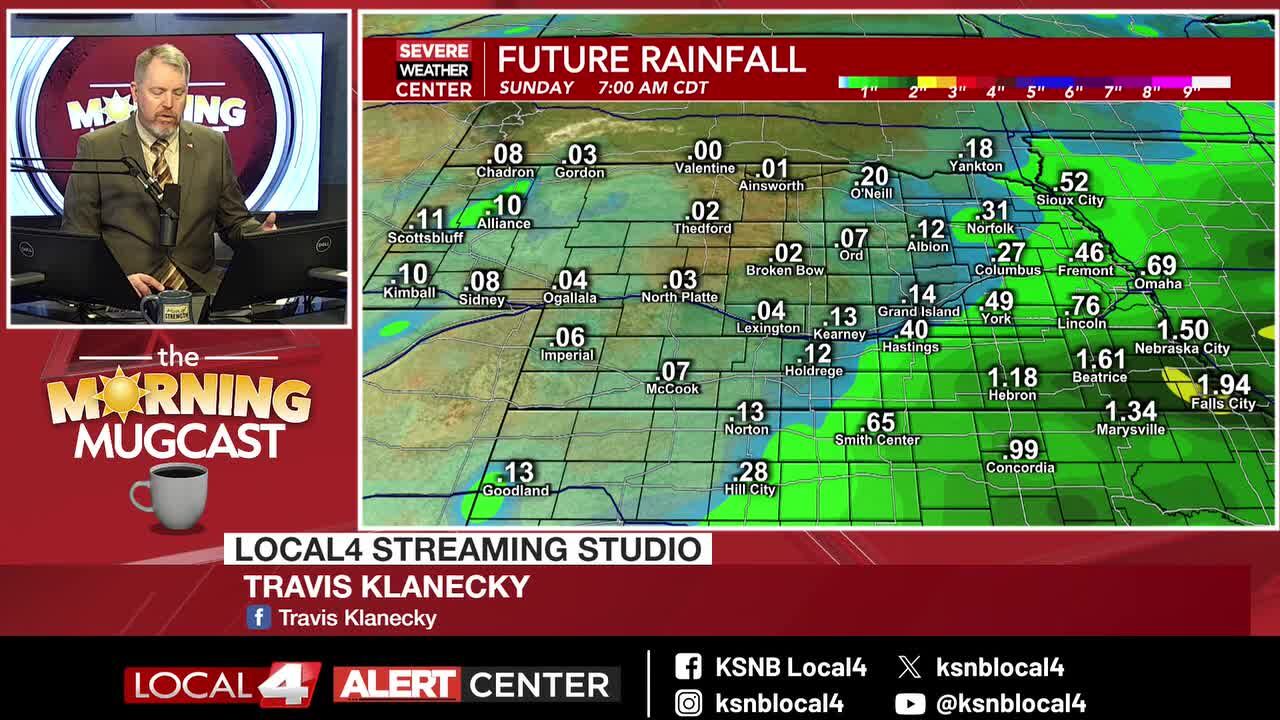 Rain chances are around for the rest of the week, but while some will ...