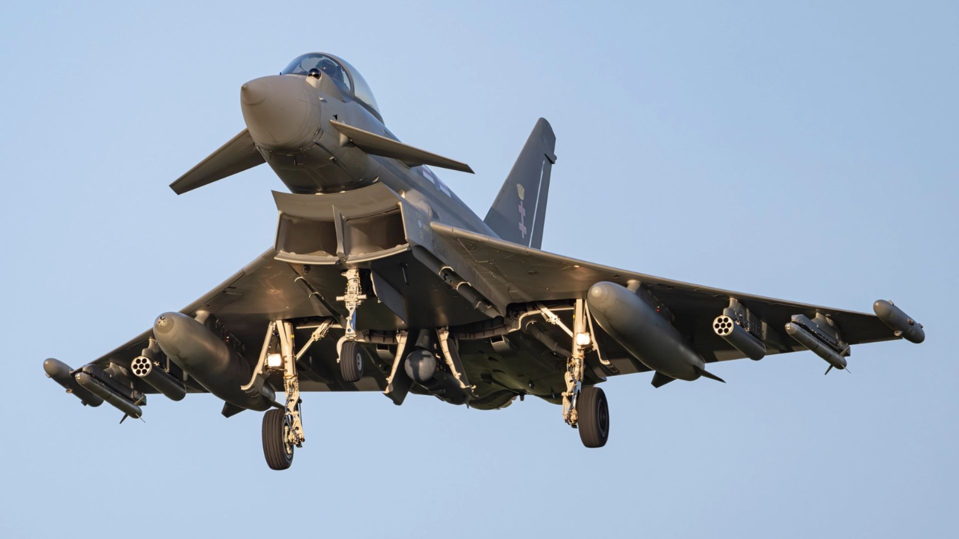 Eurofighter Typhoon launches 70 mm laser rockets in new low-cost anti ...